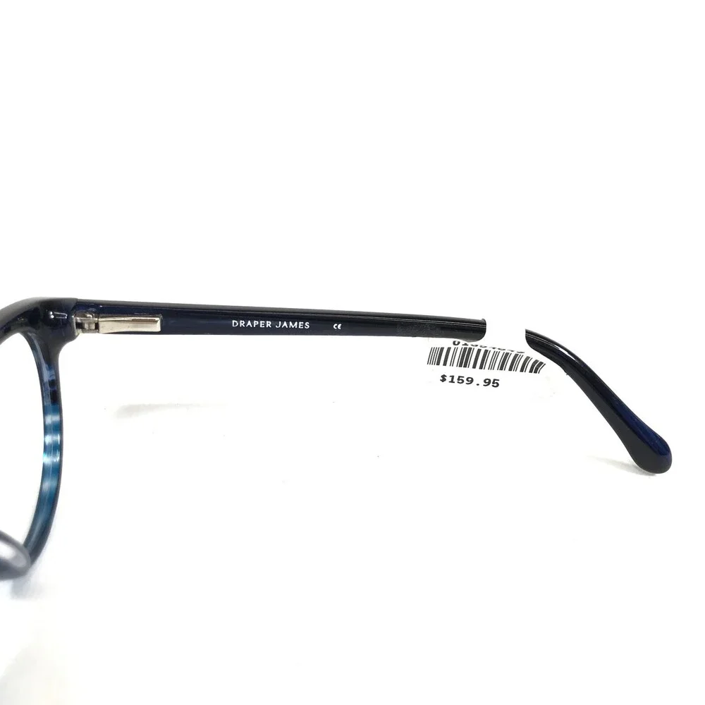 Draper James Eyeglasses Frames DJ1003 414 INDIGO STRIPE Black Blue 45-15-130